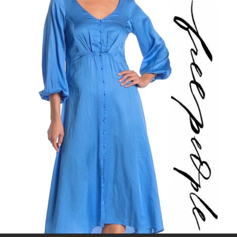 Free People Later Days Midi Dress NWT